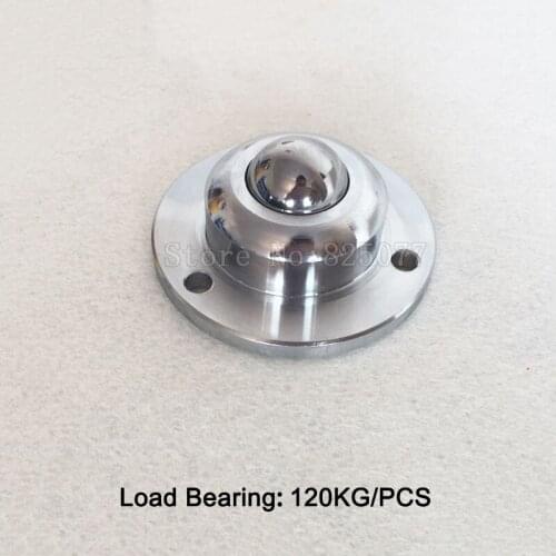 4PCS Heavy duty universal ball cattle eyes ball bearings universal ball cattle round ball wheel Load bearing 120KG JF1340