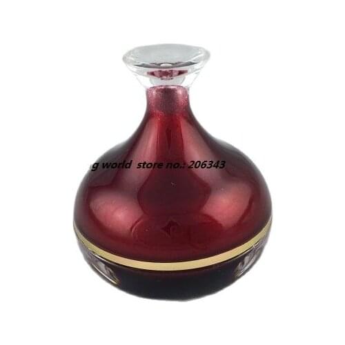 5G gold/red cup shape acrylic jar for eye cream/sample/night cream/day cream/gel/serum cosmetic packing