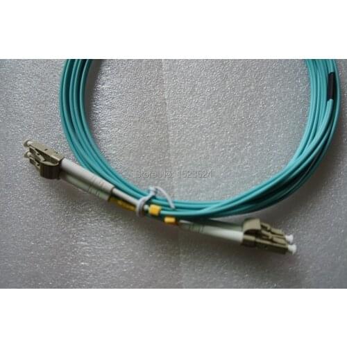 Free Shipping OM3 MM Duplex Fiber Jumper LC-LC 2 Meters 2.0mm 10G Fiber Optic Patch Cord Cable