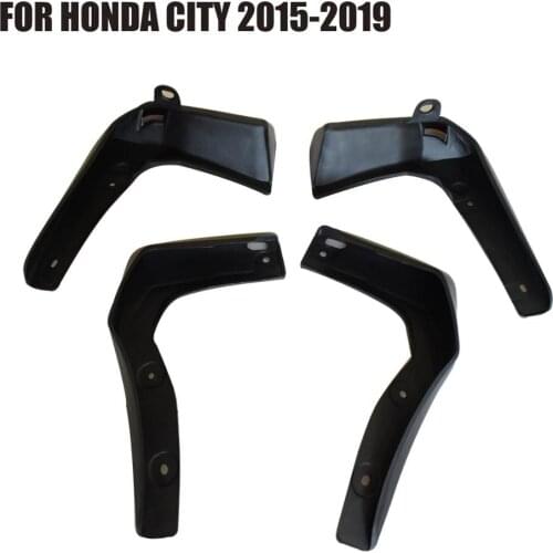 For Honda City 2015-2019 Set Molded Mud Flaps Mudflaps Splash Guards Front Rear Mud Flap Mudguards Fender YC101063