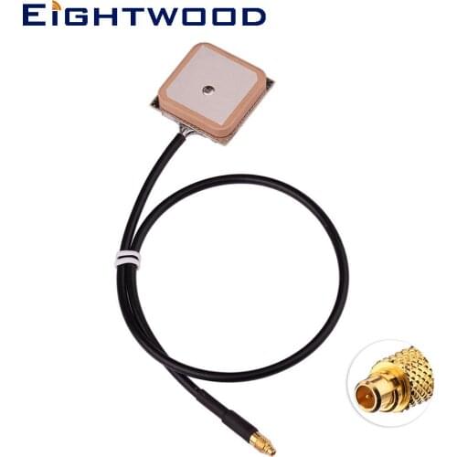 Eightwood Car GPS Internal Antenna MMCX Plug Male RF Coaxial Connector Aerial with RG174 Cable 30CM for Audi BNW