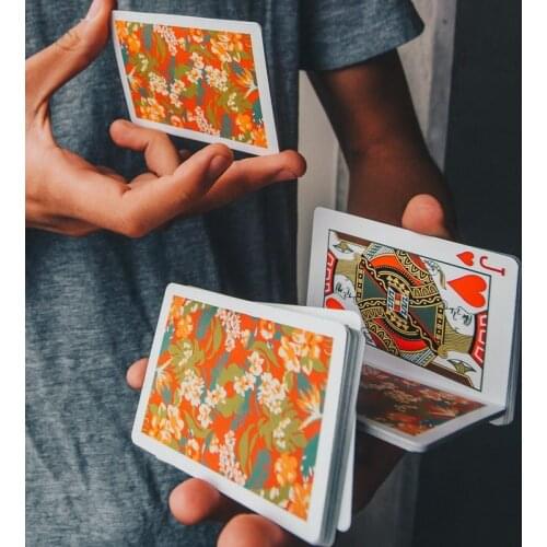 Flora Playing Cards Poker Size Deck USPCC Paul Robaia Custom Limited Edition New Magic Tricks Magic Props