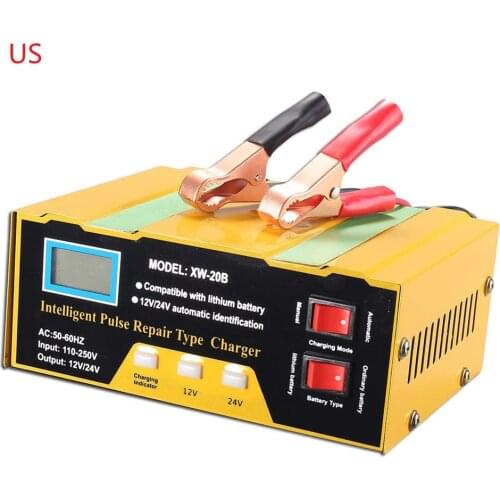 Intelligent 12V Car And Motorcycle Battery Charger Pulse Repair Type Lead-acid Battery Multifunctional Charger