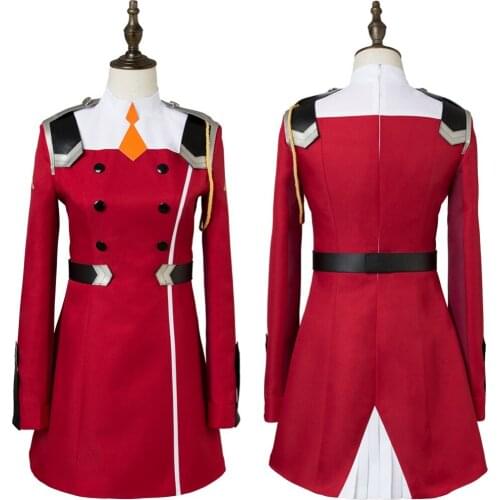 Japanese Anime DARLING in the FRANXX ZERO TWO CODE 002 Cosplay Costume Uniform Full Sets