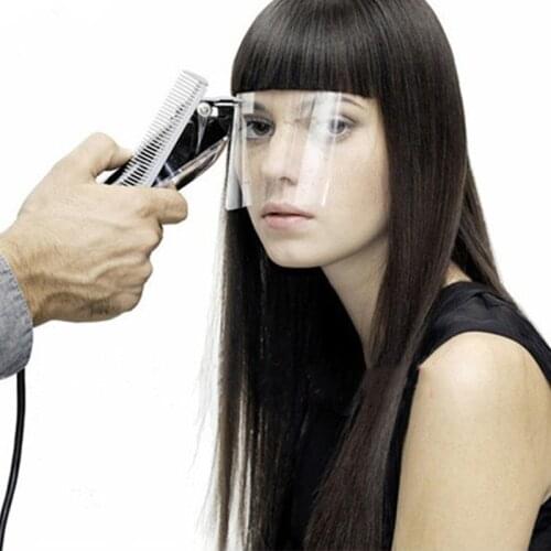 50pcs Hairdressing Mask Supplies Disposable Face Hairspray Shield Film for Hair Salon Hair Cutting Face Protection Shield Mask