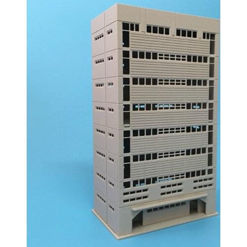 N scale train model dedicated building model high-rise architecture building for diorama model