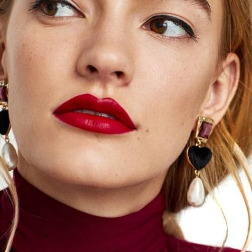 PPG&PGG New C Fashion Earrings Big Crystal Statement simulated Pearl Drop Earrings For Women Wholesale