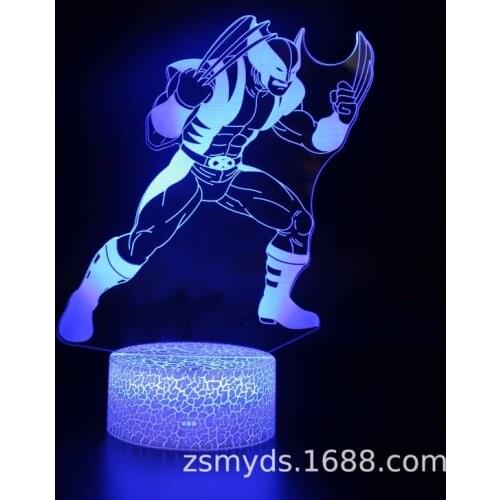 Disney Sci-Fi Movie Creative 3D Night Light Visual Stereo Light LED Touch Table Lamp Childrens Toy Decoration Birthday Gift