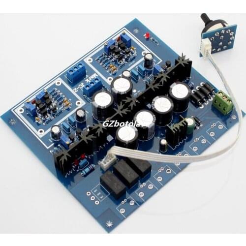 HIFI JC-2 Preamplifier Board With 3 Ways Input Switch Preamp Board ZTX550 ZTX450 K364 J104 IRF610 IRF9610