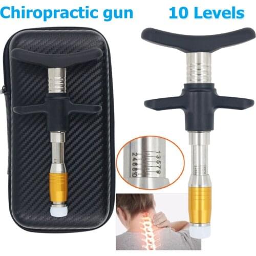 Manual Chiropractic Correct Gun Adjusting Therapy Spine Adjusting Gun Chiropractic Adjustment Tool 10 Levels Health Care Massage