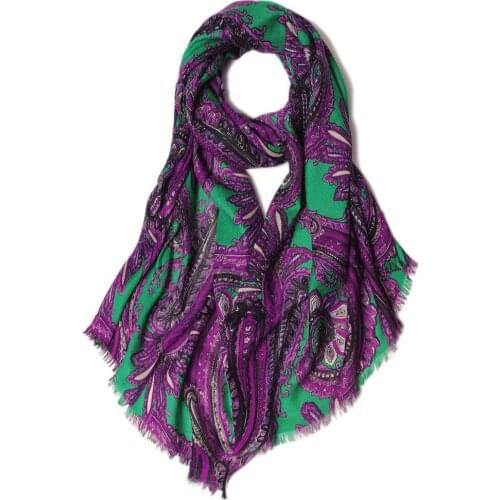 Silk cashmere classic printed womens spring autumn boutique big scarf shawl pashmina 65x180cm