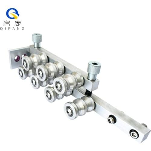 6.5mm Seven-wheel double-line wire straightener for cable wire stripping and cutting machine