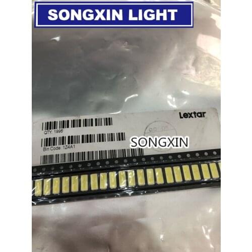 1000PCS For Lextar LED LCD Backlight 100LM 1W 7030 6V Cool white LED LCD TV Application SMD 7030 led cold white