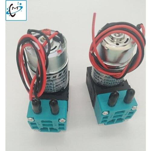 2PCS 24V 7W solvent ink pump 300-400ml/min flow Micro Diaphragm Pump for Wit color Xenon Flora Infiniti Phaeton printer