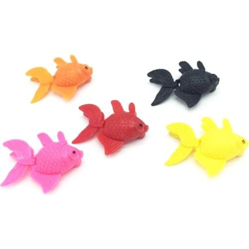 20 Pieces Artificial Moving Fish Plastic Floating Goldfish Lifelike Aquarium Decoration Fish Tank Ornaments Vivid Colors