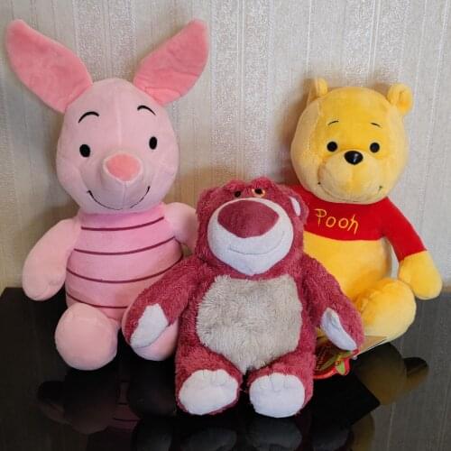 Disney Plush Toy Stitch Winnie Mickey Mouse Minnie Tigger Cute Stuffed Animals Doll Piglet Action figure Toy Children Gift