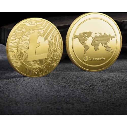 CO16-3 New Gold or Silver Litecoin COIN Digital Money Crypto Coin Cryptocurrency Collectible Great Gift