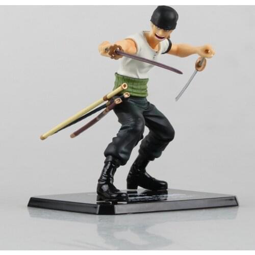 2021 hot 14cm One piece Roronoa Zoro Classic memory action figure toys Christmas gift collectors