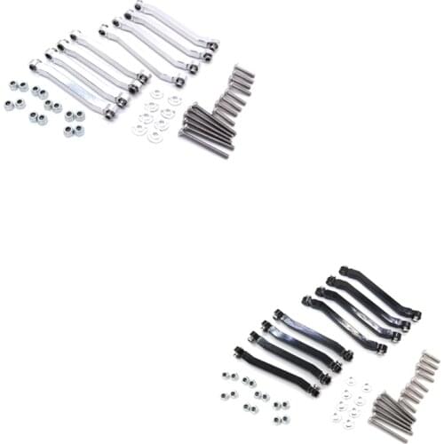 Metal Chassis Pull Rods Drag Link Suspension for MN D90 D91 D96 D99 D99S MN90 MS 1/12 RC Car Upgrade Parts