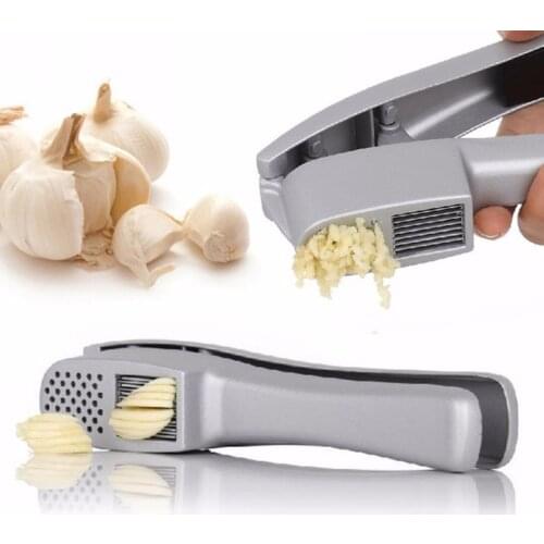 N Type Garlic Press Slice A variety of functions Slicer Crusher Squeezer Presser Kitchen Gadget Aluminum Kitchen Cooking Tools
