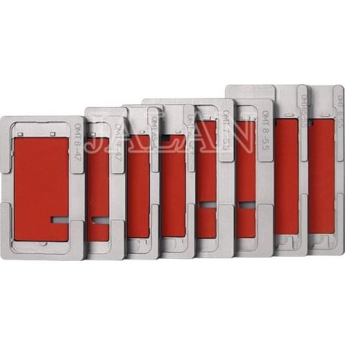 OCA MASTER LCD laminating mold for iPhone 6 6sp 7 8 plus X XS MAX XR lcd digitizer glass oca unbent flex location mould rubber