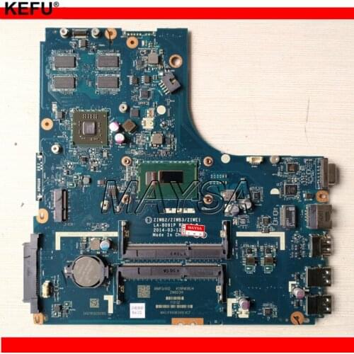 Durable And High Quality For Lenovo B50-70 Laptop Motherboard ZIWB2/ZIWB3/ZIWE1 LA-B091P SR1E8 3558U DDR3L 100% Tested