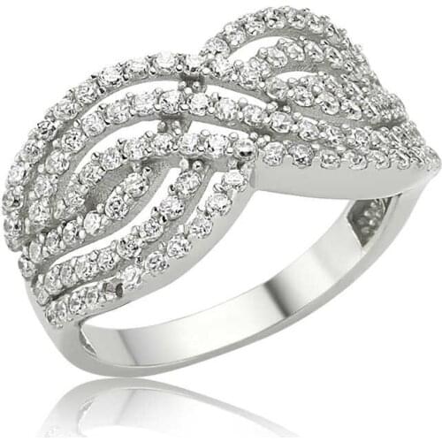 Tevuli 925 Sterling Silver Multi Cubic Zirconia Women Ring