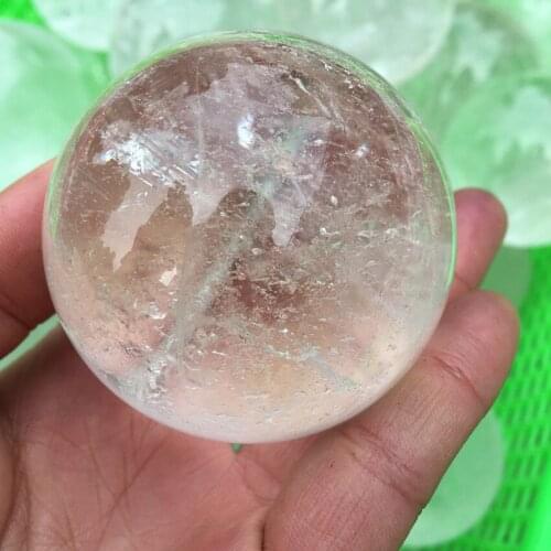 40-50mm top quality quartz spheres clear Crystal Rock Energy sphere ball healing Mineral Specimen for home decoration