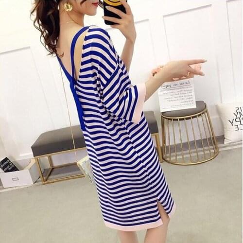 XLMJDZGS Summer Knitted Dresses