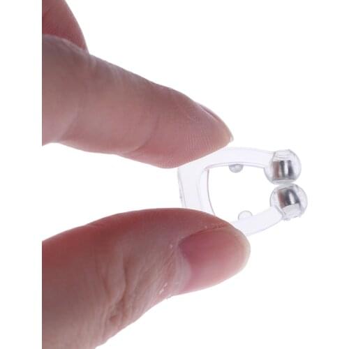 1/3/5PCS Night Device Clipple Silicone Magnetic Anti-Snore Stop Snoring Nose Clip For Sleeping Aid