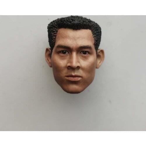 1/6 Scale the Bodyguard Jet Li Head Sculpt Models for 12''Figures Bodies Toys Gifts Collections