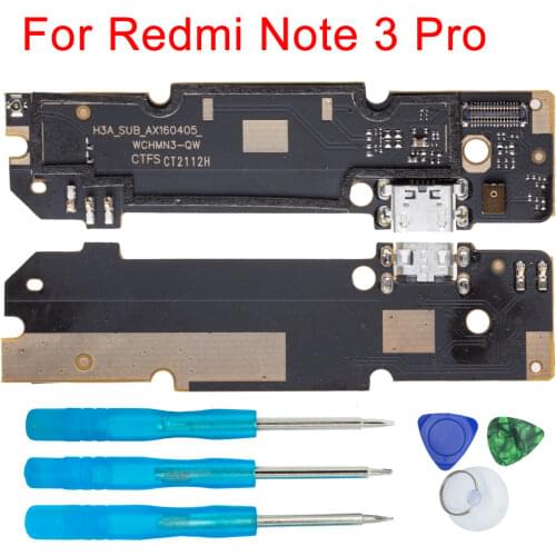 1pcs New For Xiaomi Redmi Note 3 /Redmi Note 3 Pro Micro Dock Connector Board USB Charging Port Flex Cable Replacement