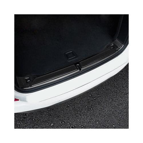 Stainless Black Inner Rear Bumper Protector Sill Trim 1pcs for BMW X3 G01 2018