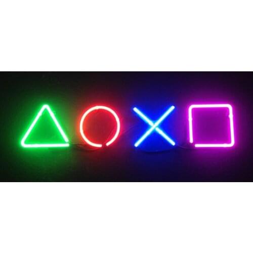 14“ Maths Geometry Acrylic Custom Neon Light Lamp Sign Beer Bar Handmade Real Glass Decorate Home Wall Room Windows Tube Artwork