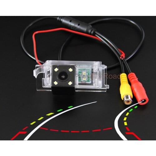 BigBigRoad Car Intelligent Dynamic Track Rear View Parking CCD Camera For Haima Family 3 Haima M3 Night Vision Waterproof