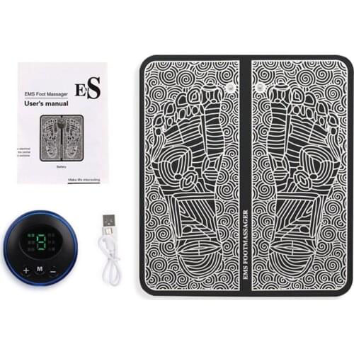 Electric EMS Foot Massager Pad Feet Muscle Stimulator Leg Reshaping Foot Massage Mat Relieve Ache Pain Health Care