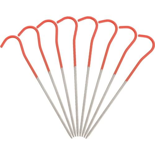 130mm/150mm Ultralight Titanium Alloy Tent Pegs Camping Hiking Tent Nails Stakes Anchors Camping Equipment