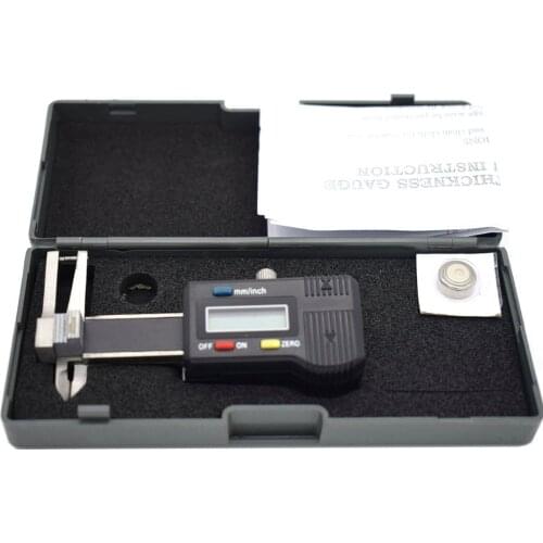 Mini Thickness Gauge Caliper 0-25mm With 0.01mm Electronic Digital Readout For Jewelry Gemstone Diamond