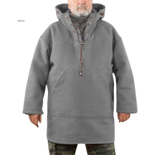 Mens Wool Waterproof Thermal Insulation Coat Durable Fashionable Warm Coat for Men Outdoor