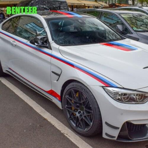 Car door sticker for BMW E90 E60 F30 F10 320 328 330 520 E46 M3 M4 M5