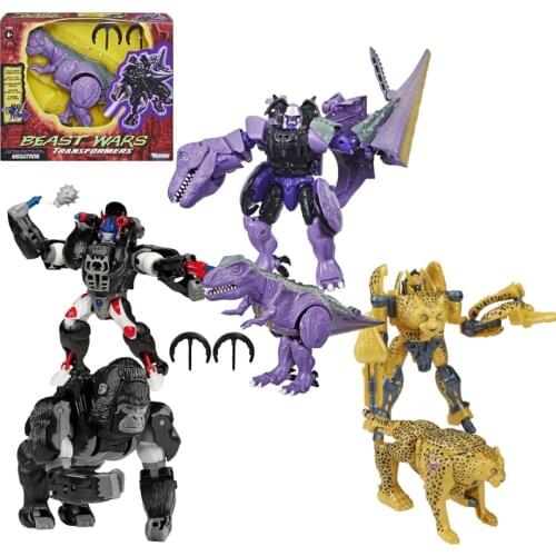 Hasbro Original Transformers Beast Wars BW Series Leader Megatron Optimus Primal Cheetor Toy Hobby Collection Gift