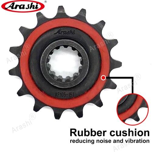 Arashi 16T Motorcycle Front Sprocket For HONDA CBR600 F-1 / FS Sport PC35 2001 2002 2003 2004 2005 2006 2007 Chain Sprockets