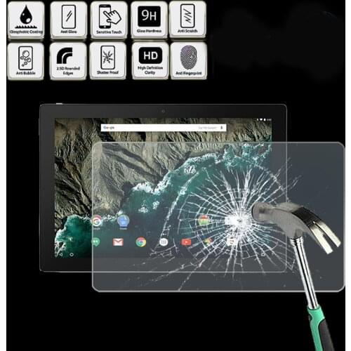 Tablet Tempered Glass Screen Protector Cover for Google Pixel C - Ultra-thin Screen Film Protector Guard Cover