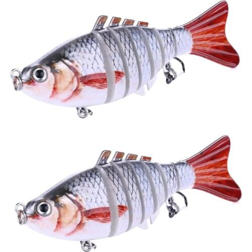 1PCS Jointed Multi Sections Fishing Lure 10cm 15.5g Wobbler Crankbait Artificial Hard Bait Swimbait Trolling Carp Fishing Tackle