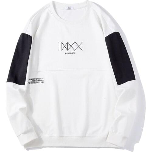 DEEPSENCE Round Neck Pullover Men 2021 Spring and Autumn New Products Breathable Fashion Sports Mens Casual Loose Pullover Men