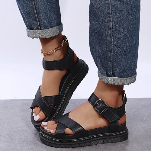 Womens Gladiator Retro Sandals Women Outdoor Platform Sandals Fashion Breathable Retro Shoes Ladies Femmes Sandales