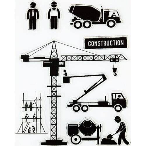 YLCS207 Crane Silicone Clear Stamps For Scrapbook DIY Album Paper Cards Decoration Embossing Folder Craft Rubber Stamp 11*16cm