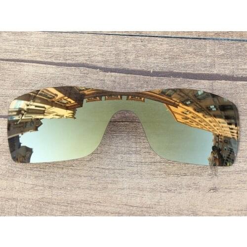 Vonxyz Bronze Mirror Polarized Replacement Lenses for-Oakley Batwolf Frame