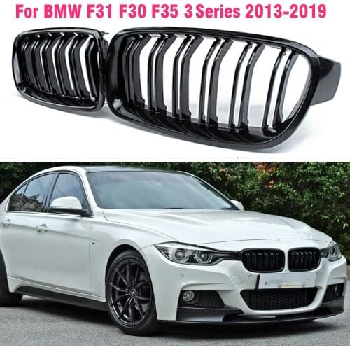 Grille Replacement Glossy Black Kidney Front Bumper Grill FOR BMW F31 F30 2012-2019 FOR BMW 316i 318d 320i 325i