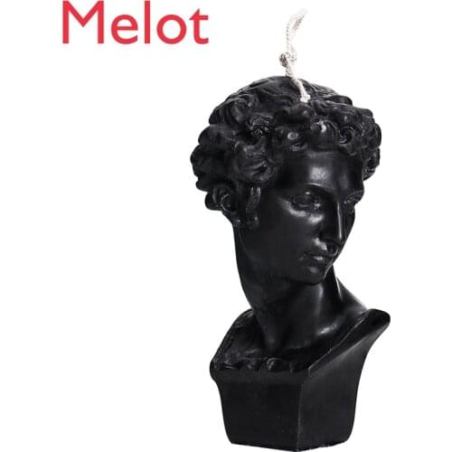 European-Style Retro Portrait Handmade Aromatherapy Candle Niche Home Decoration Props Decoration Gift Candles Bulk
